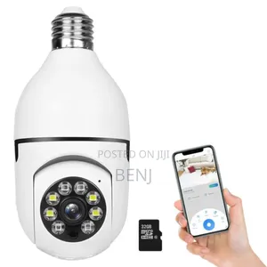 Lightbulb 360 Rotation Wi-Fi 1080p Full Hd Security Camera