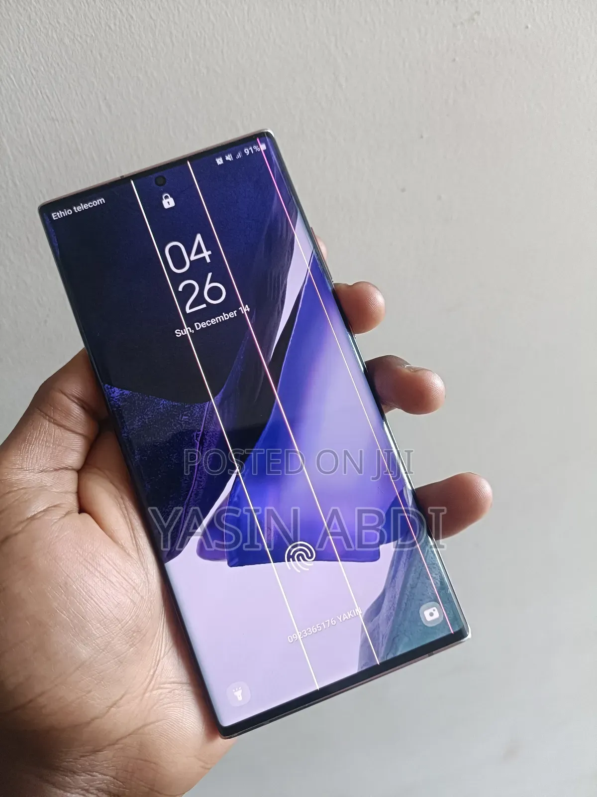 Samsung Galaxy Note 20 Ultra 5G 256 GB Black