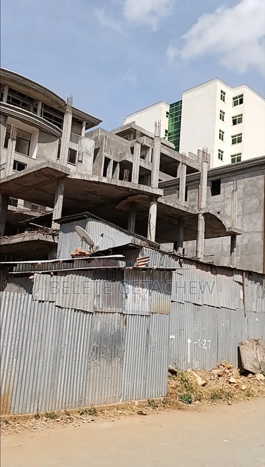 CMC Yetebaberut, for G+3 Skeleton House for Sale 500sqm