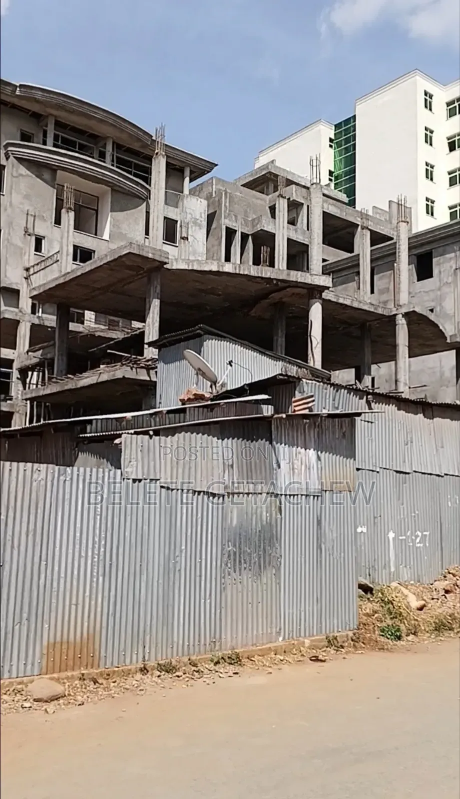 CMC Yetebaberut, for G+3 Skeleton House for Sale 500sqm