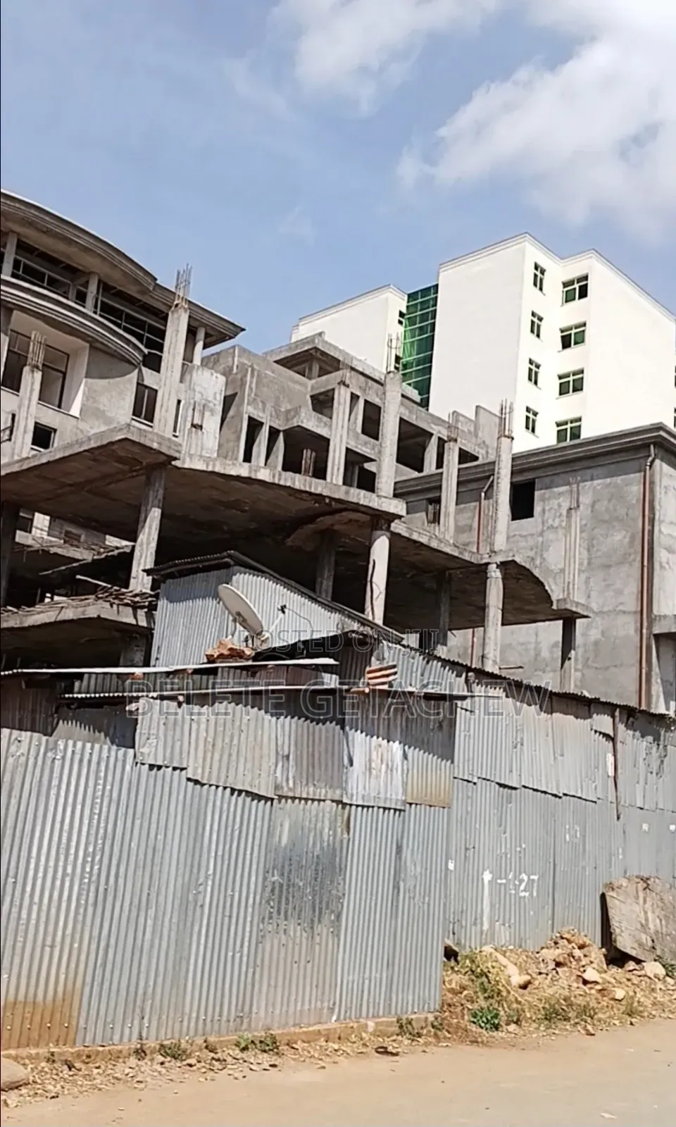 CMC Yetebaberut, for G+3 Skeleton House for Sale 500sqm