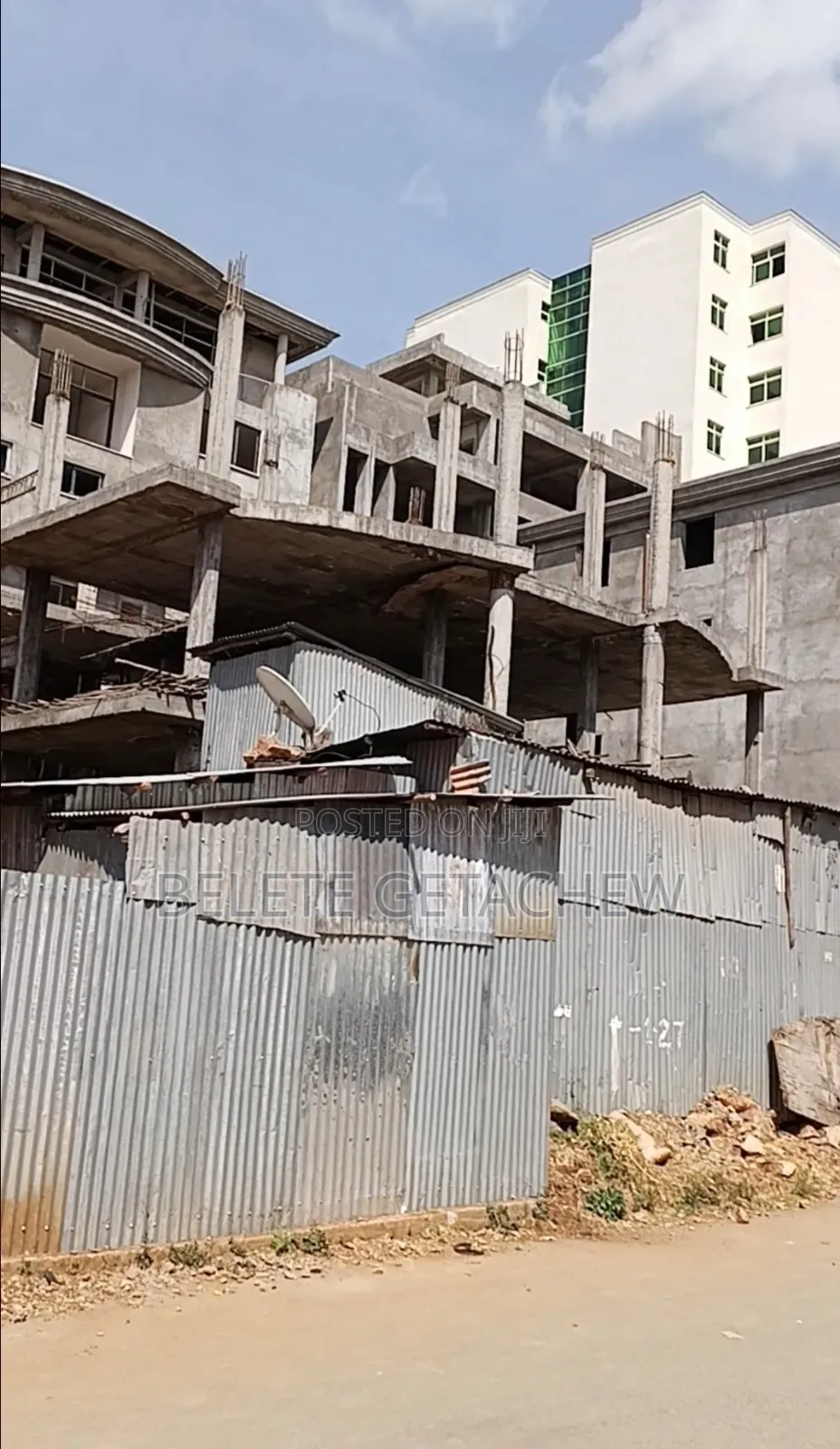 CMC Yetebaberut, for G+3 Skeleton House for Sale 500sqm