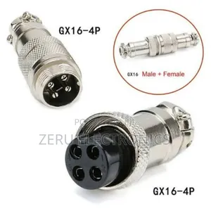 Gx-16 4-Pin Metal Aviation Plug