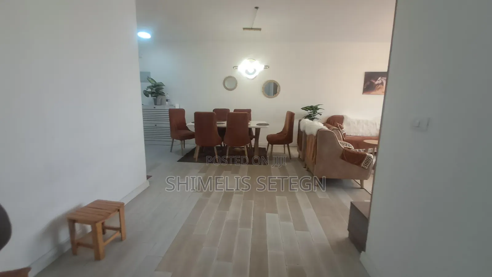 Furnished 3bdrm Apartment in Bole for rent