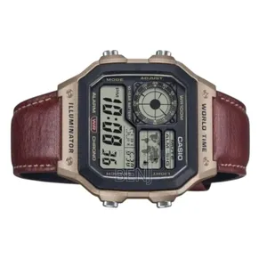 Casio Ae-1200whl-5av World Time Watch Chronograph 5, 10 Years Battery