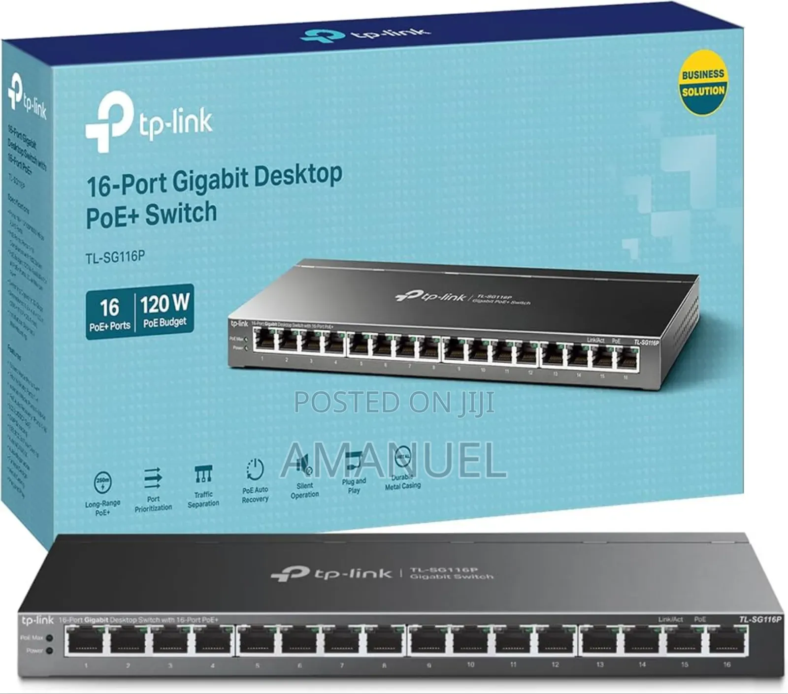 Tplink 16 Port Poe(Gigabit)