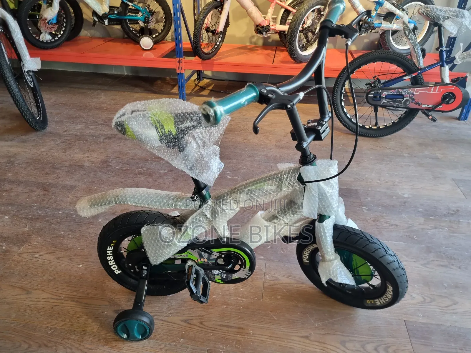 Porshe 12" Inch Bicycle (Green)