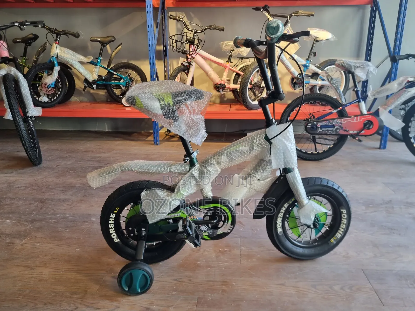 Porshe 12" Inch Bicycle (Green)