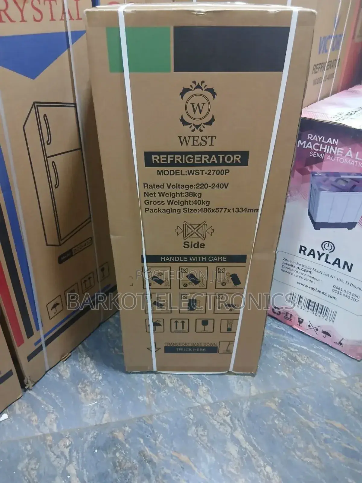 West Refrigerator Model West -2700p Culer Alew