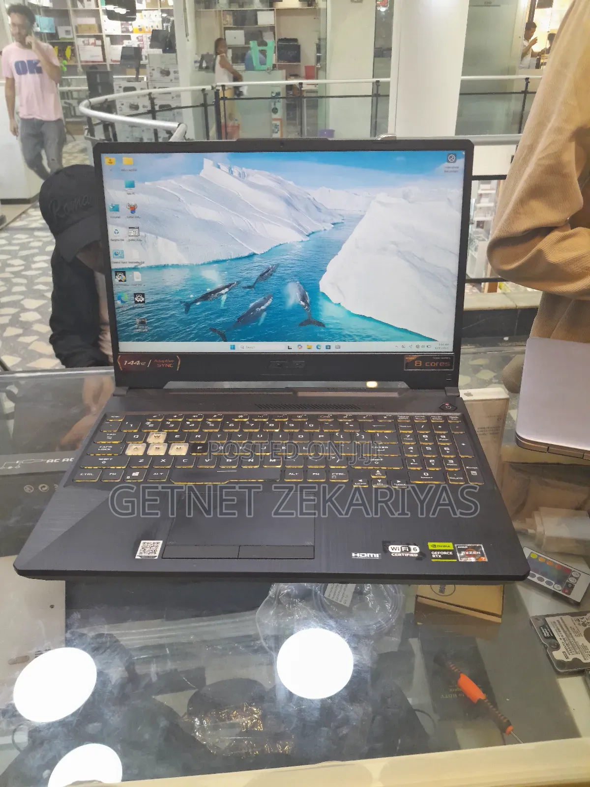 New Laptop Asus TUF Gaming A15 16GB AMD Ryzen 7 SSD 512GB