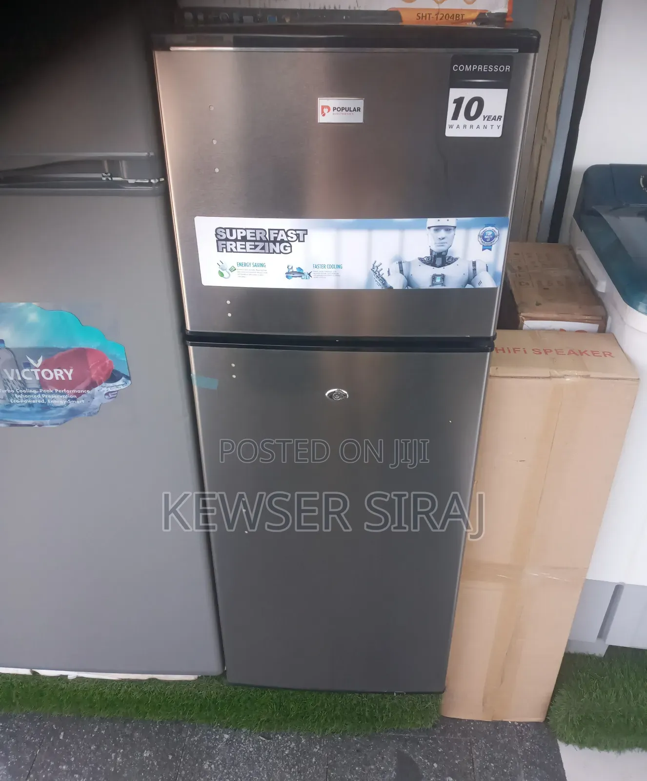 Popular 260l Refrgrator Fun System Fast Coling Process Keep Fresh