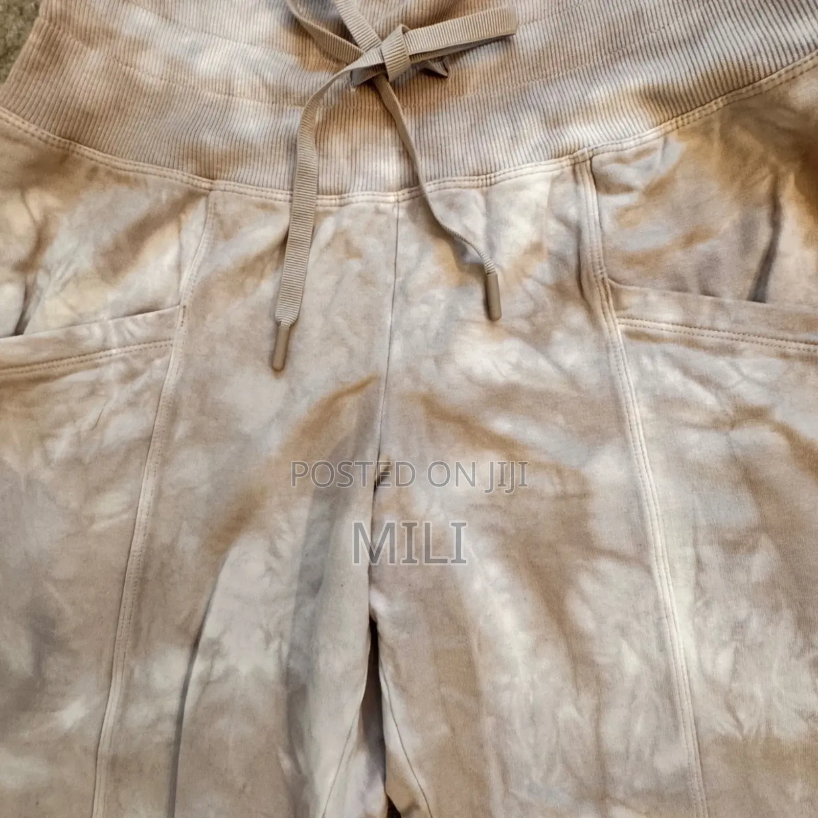 የሴቶች ቱታ High-Rise Ribbed Jogger Pants