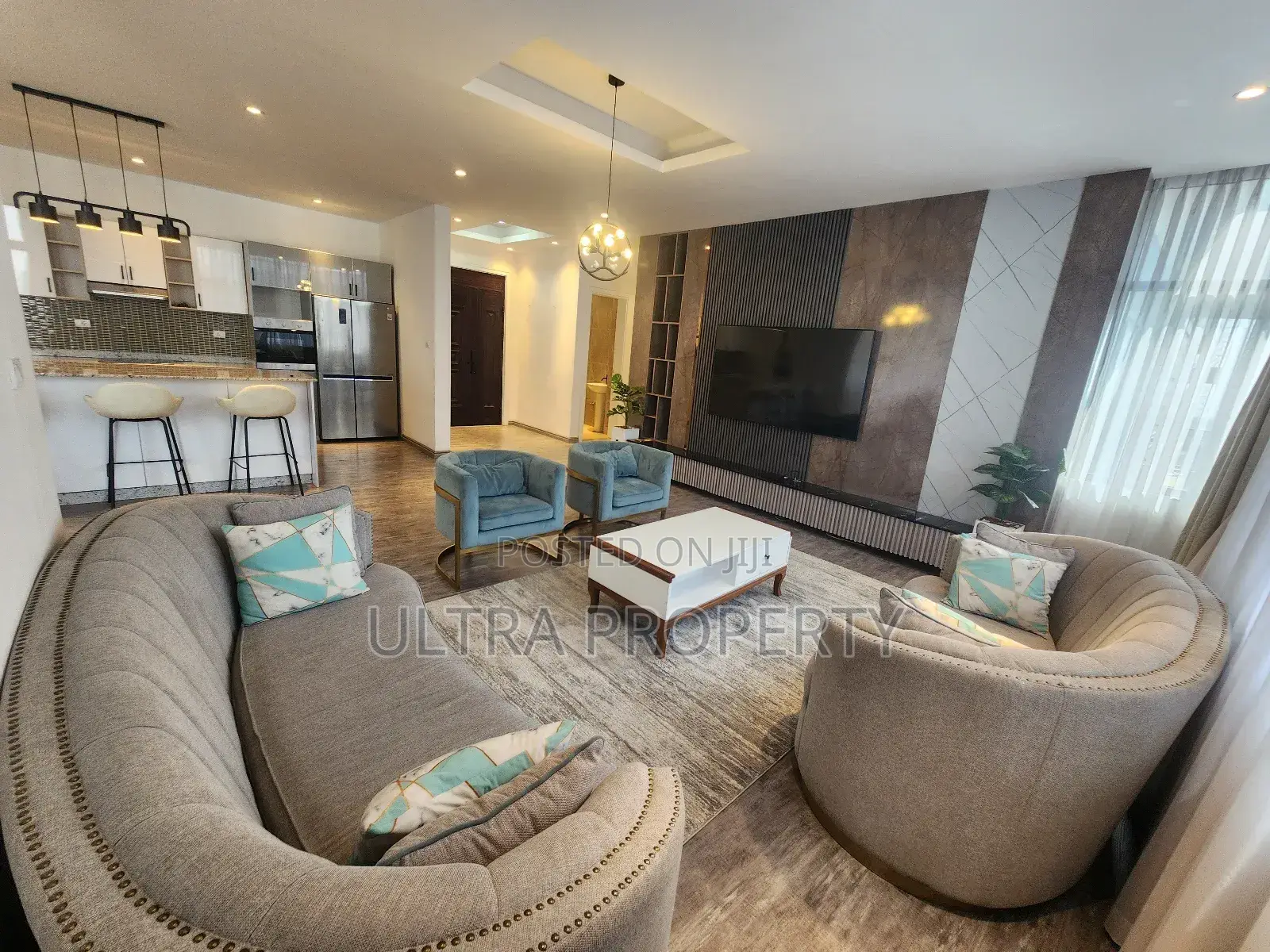 Furnished 3bdrm Apartment in Bole for rent