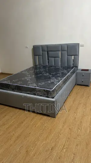 Photo - Modern Wood Bed Frame