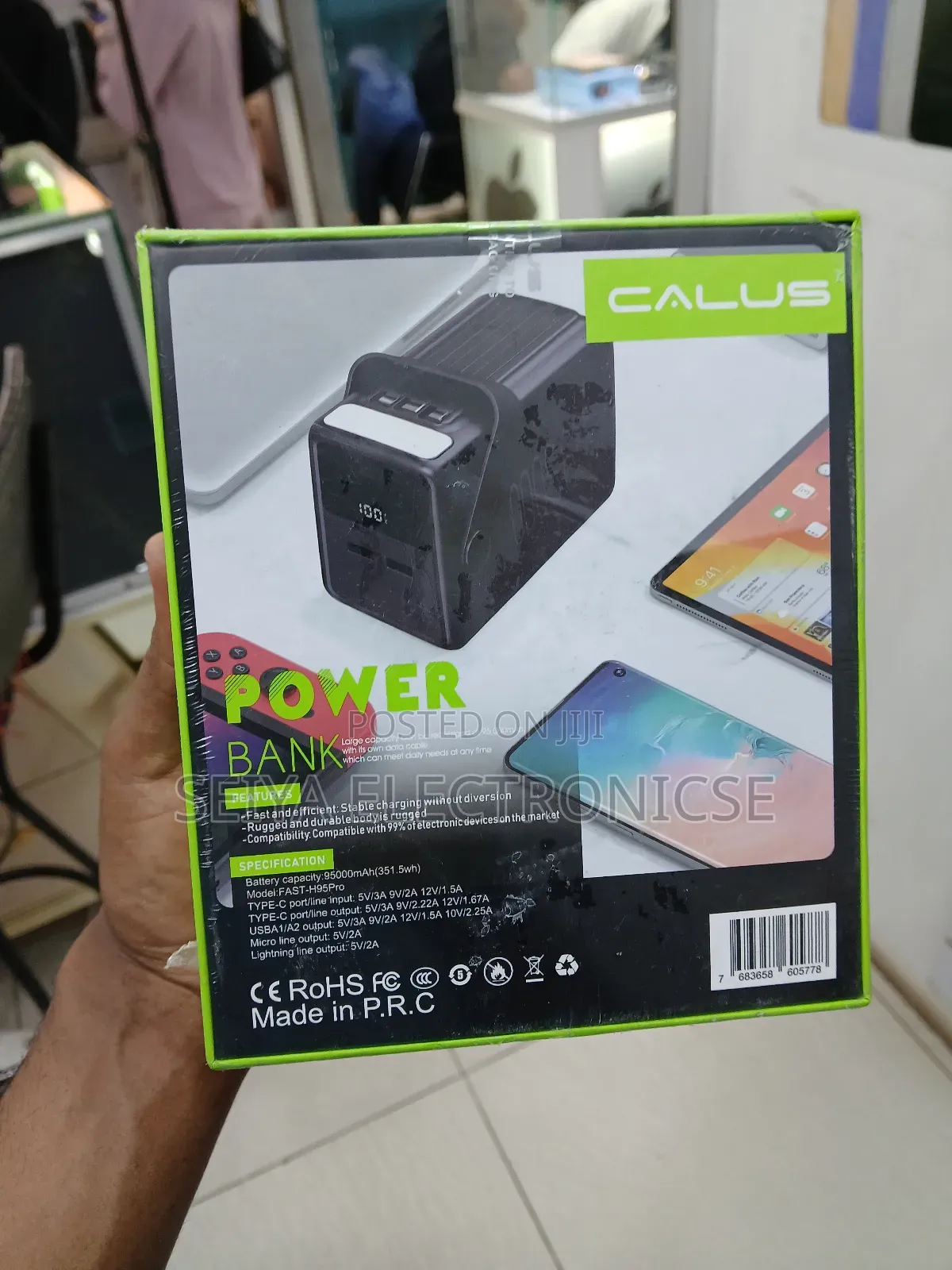 Calus Power Bank 95,000mah Fast-Charging