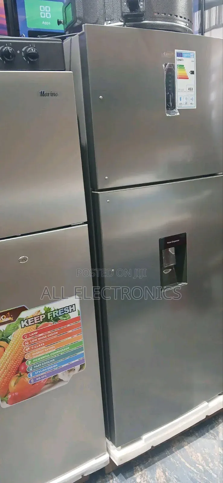 ኦርቢት 520 ሊትር የውሀ ማጣሪያ ያለው ፍሪጅ