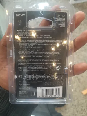 Sony Np-Bn1 N-Type Lithium-Ion Rechargeable Battery Pack