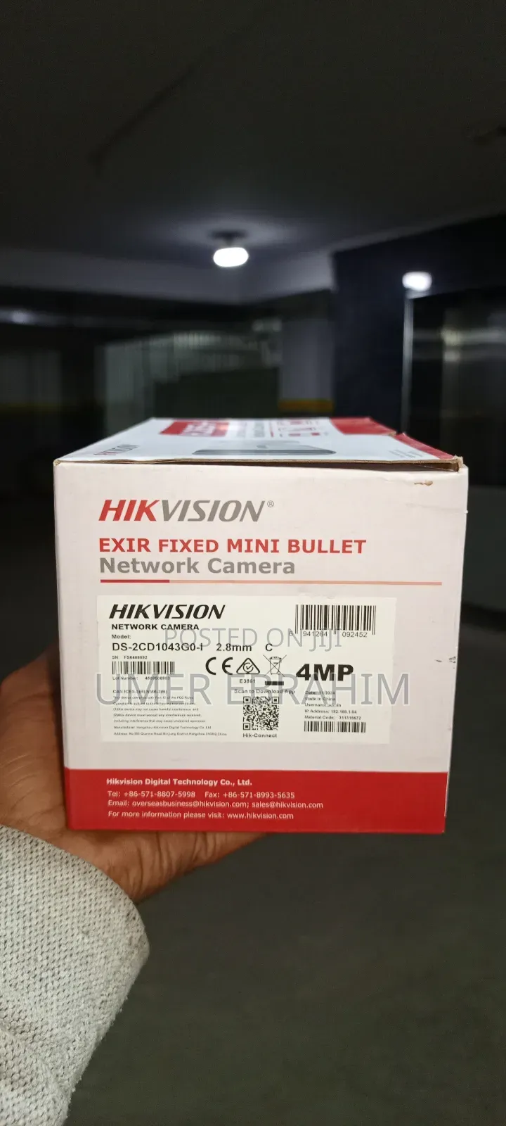 Hikvision 4mp H265 Exir Fixed Bullet