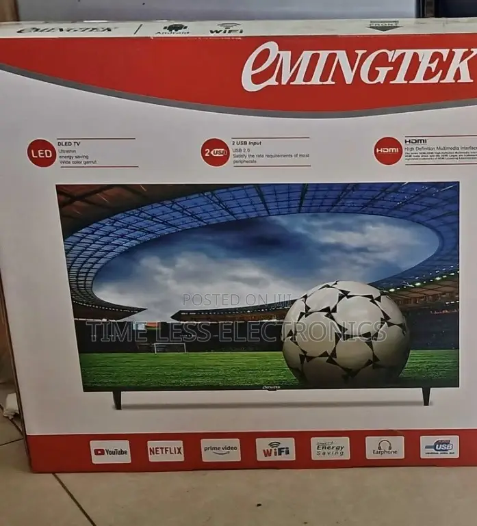 Emingtek 40” Smart Tv – Sharp Display Smart Entertainment!