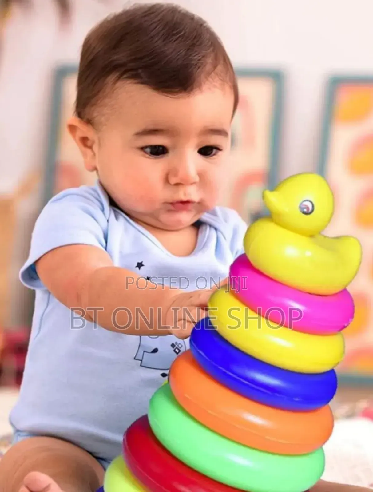 Generic Baby Toddler Toys Stacking Ring Pyramid