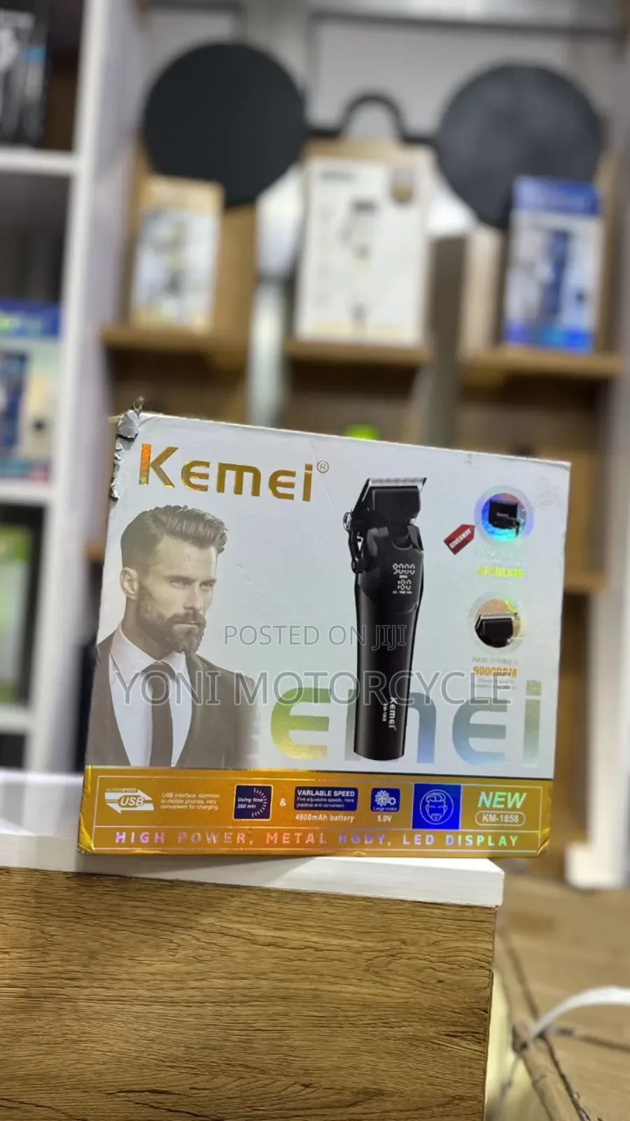 Kemei 1858 Rechargeable Hair Clipper00kemei Clipper0hair Clipper