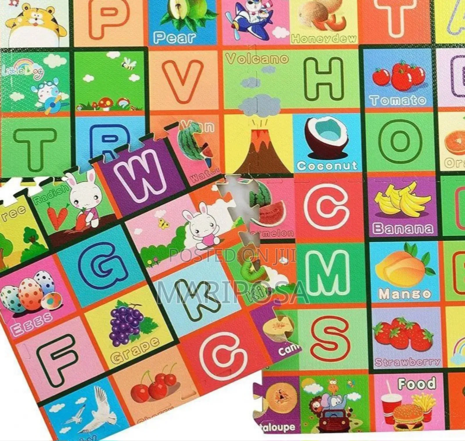 Colourful Abc Learning Play Mat