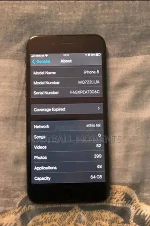 Apple iPhone 8 64 GB Black