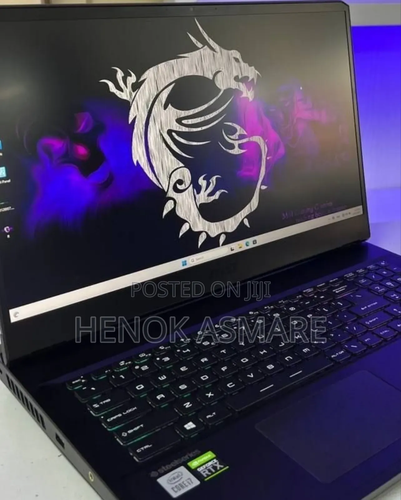 New Laptop MSI GF63 32GB Intel Core I7 SSD 1T