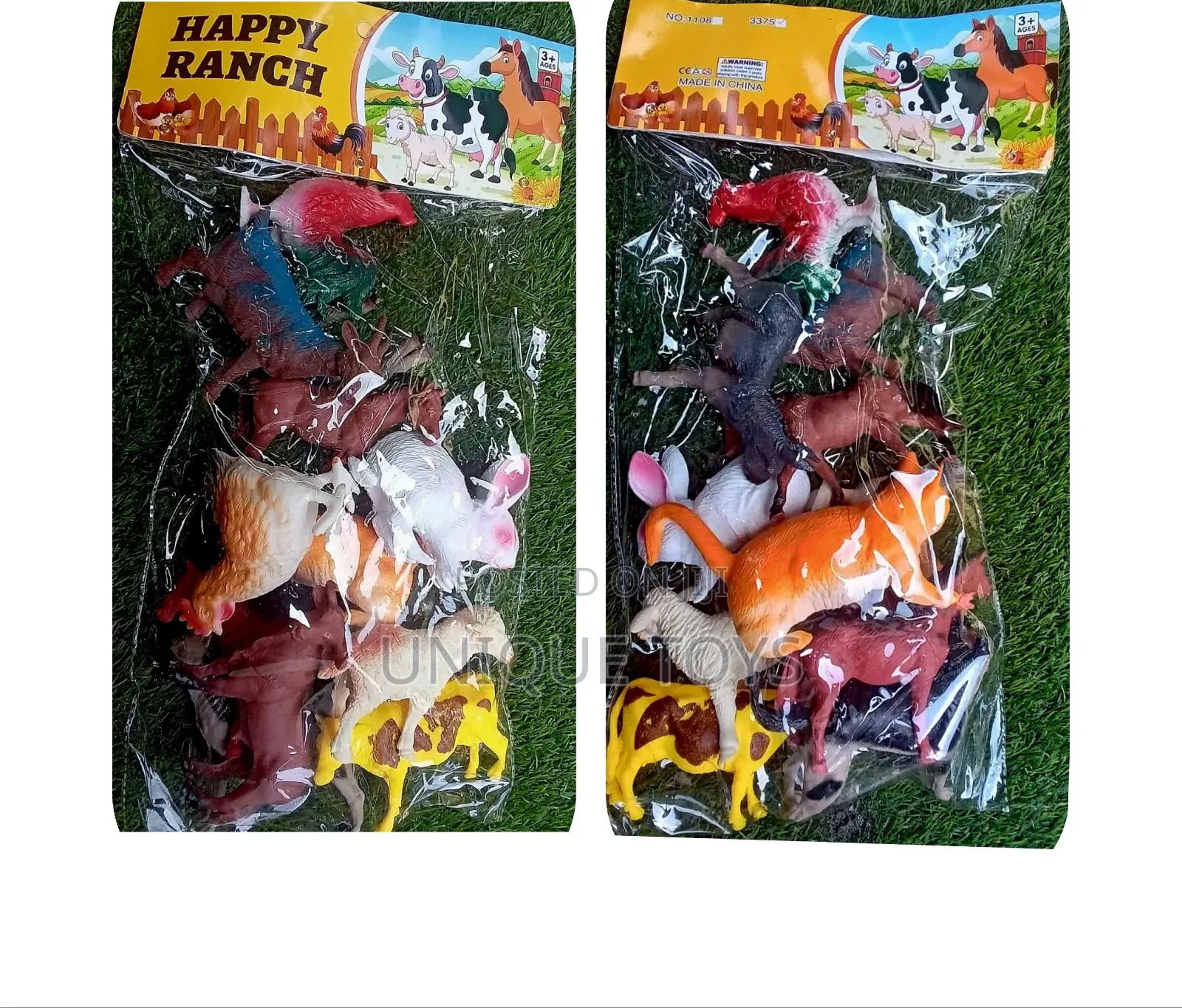 Farm Animals Set - 12 PCS Familiar Farm Friends for Role Play