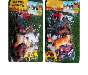 Photo - Farm Animals Set - 12 PCS Familiar Farm Friends for Role Play