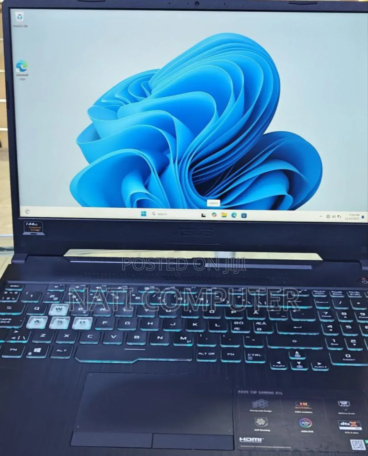 New Laptop Asus TUF Gaming A15 16GB AMD Ryzen 5 SSD 512GB