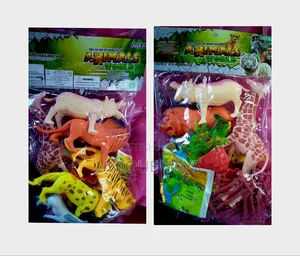 Jungle Animal Playset – Wild Animals Trees Fencing