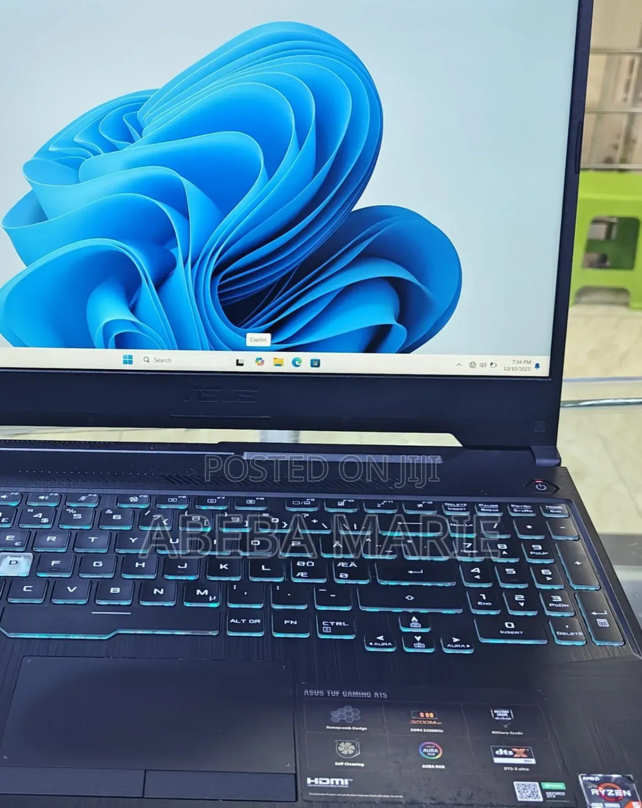 New Laptop Asus TUF Gaming A15 16GB AMD Ryzen 5 SSD 1T