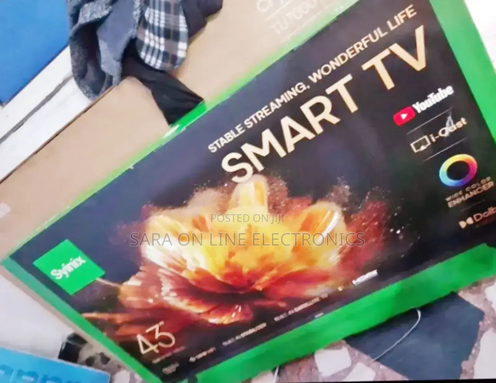💢✨️Syinix 43" Uhd Smart Tv 💢New Model 💢Free Delivery