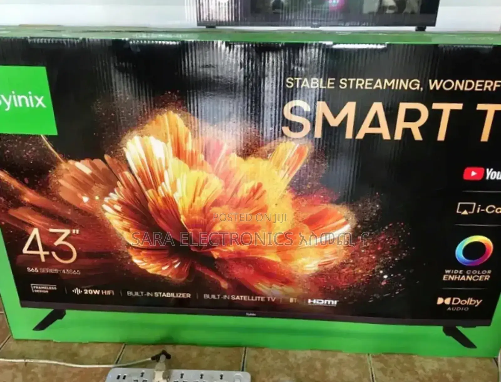 🔶️Syinix 43" Smart Android Tv🔶️ New Model 🔶️5year Warranty