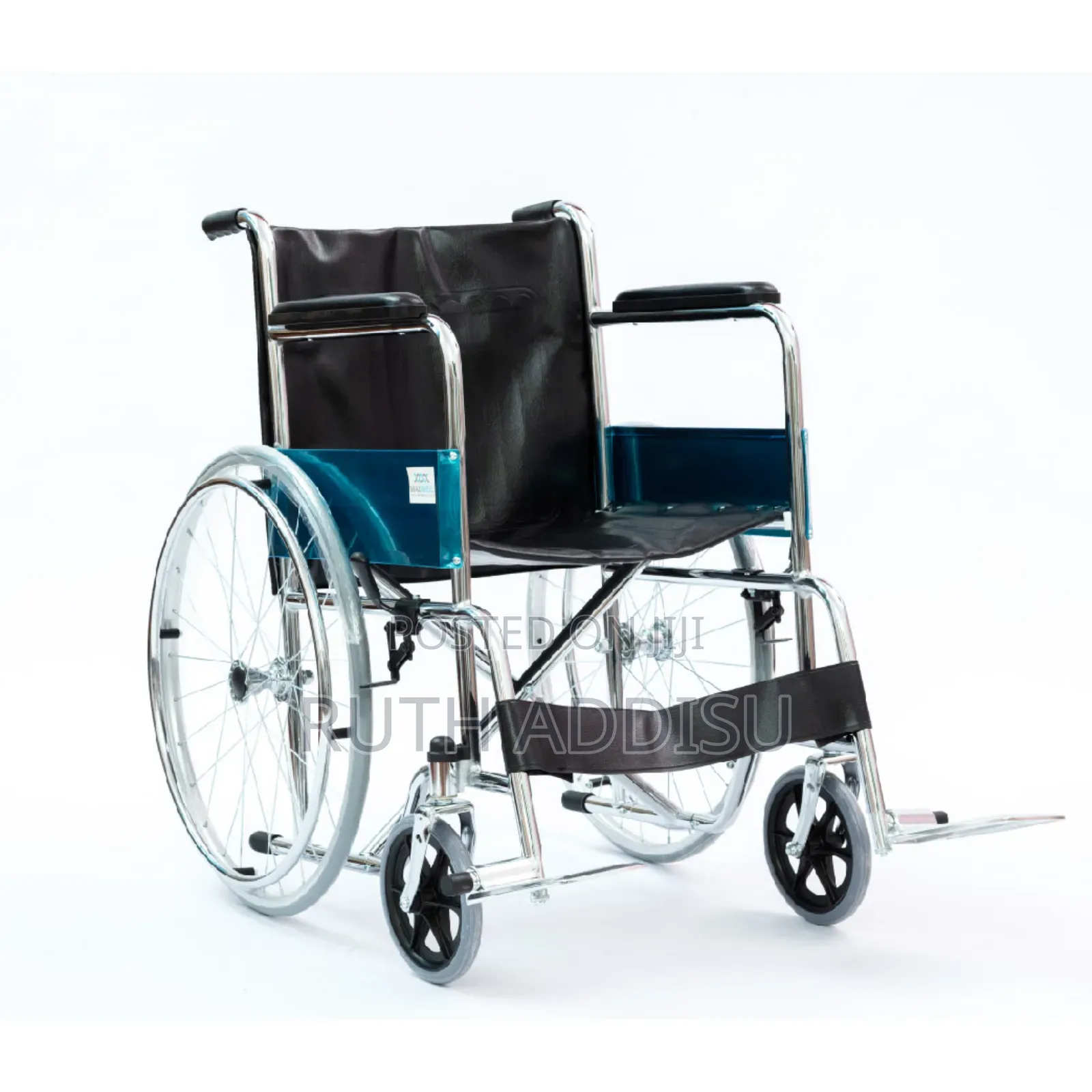 Wheelchair,፬foldable Portable,፪adjustable Back Footres፮}ዊልቸር አዲስ አበባ