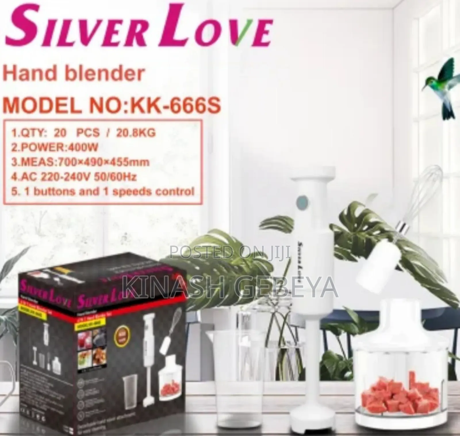 Silver Love 4in1 Hand Blender