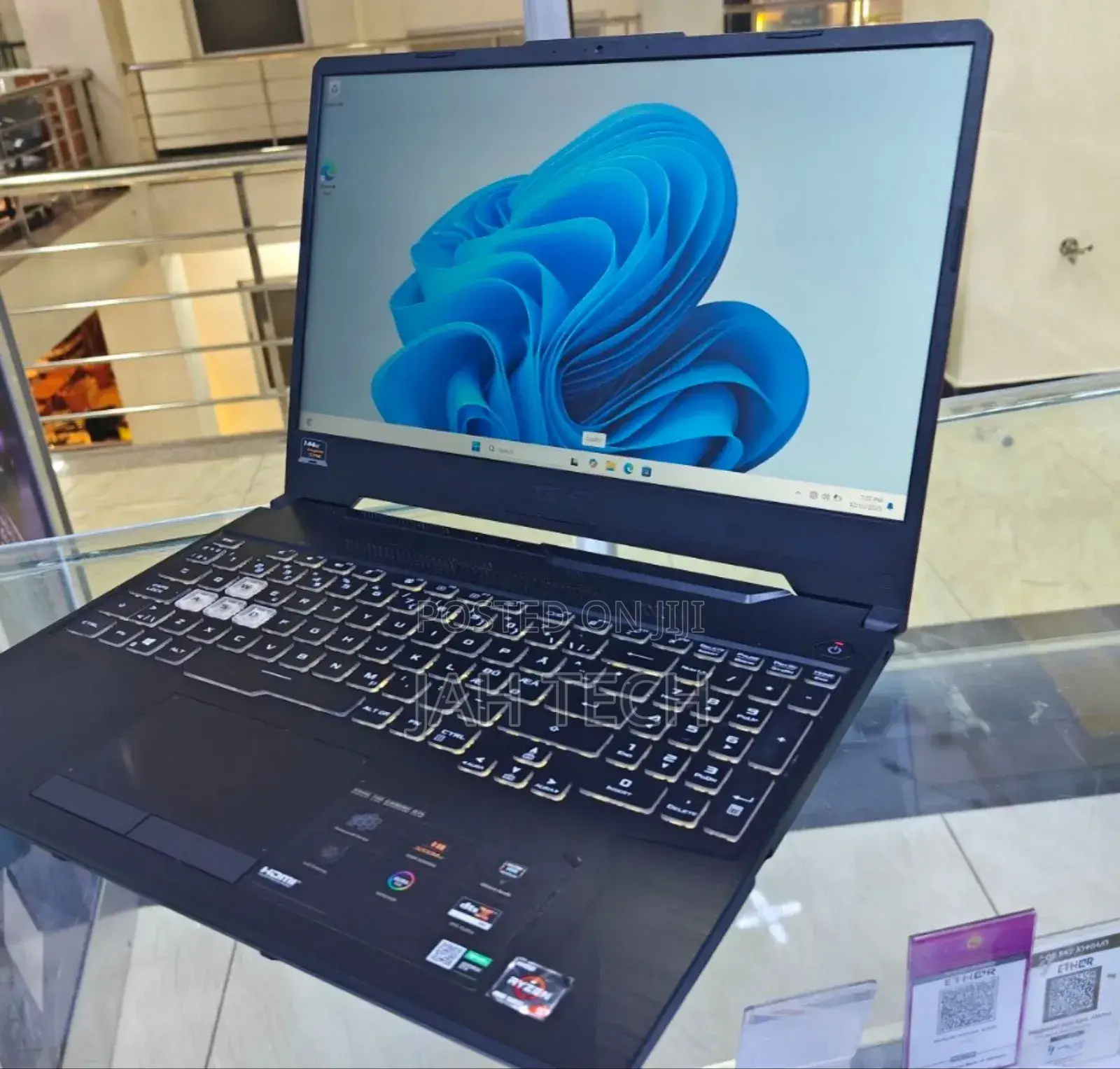 New Laptop Asus TUF Gaming A15 16GB AMD Ryzen 5 SSD 512GB