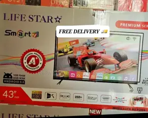 Life Star 43" Android Uhd Smart Tv Free Delivery New Model
