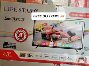 Life Star 43" Android Uhd Smart Tv Free Delivery New Model
