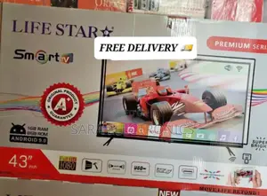 Life Star 43" Android Uhd Smart Tv Free Delivery New Model