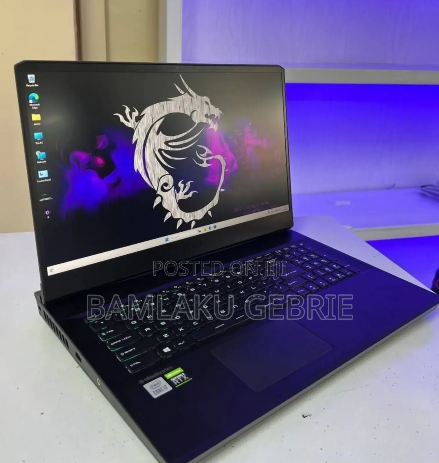New Laptop MSI GE63 Raider RGB 8RF 32GB Intel Core I7 SSD 1T