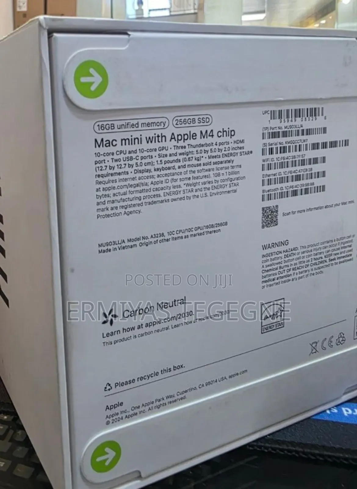 New Laptop Apple MacBook 16GB AMD Ryzen 5 SSD 256GB