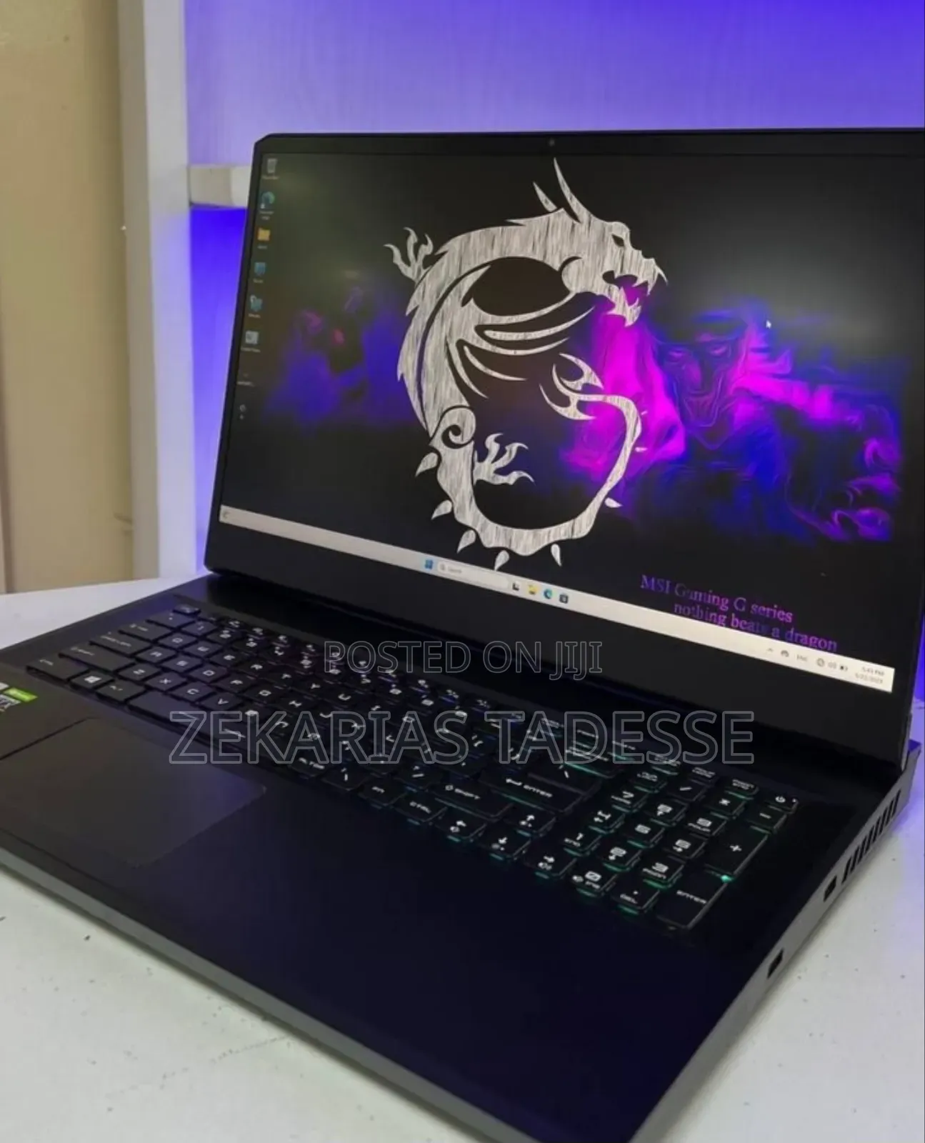 New Laptop MSI GP65 Leopard 32GB Intel Core I7 SSD 1T