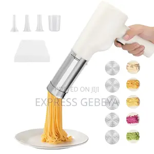 Cordless Pasta And Noddles Maker Machine የፖስታና ኖድልስ ማምረቻ ማሽን
