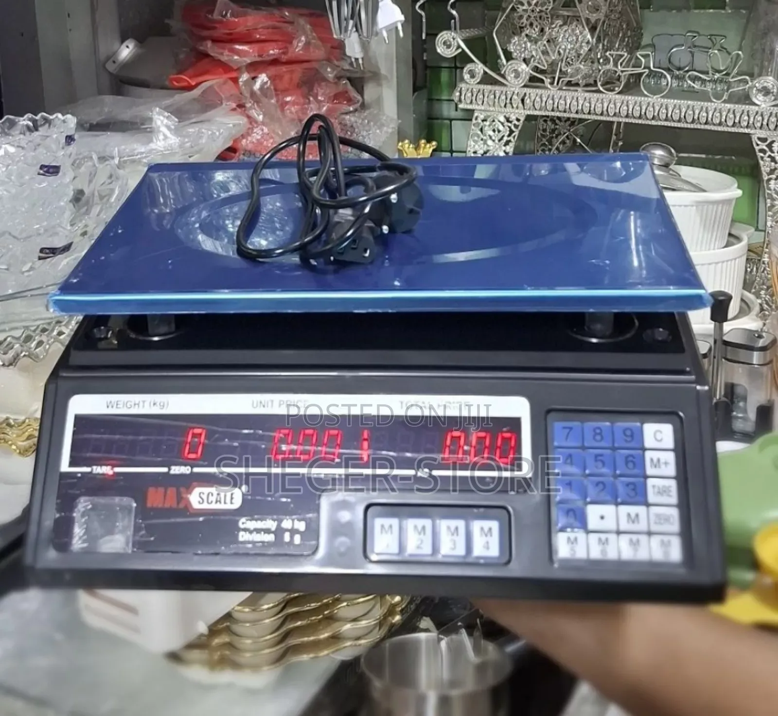 Digital Price Computing Scale ( እስከ 40 ኪሎ ድረስ የሚመዝን)
