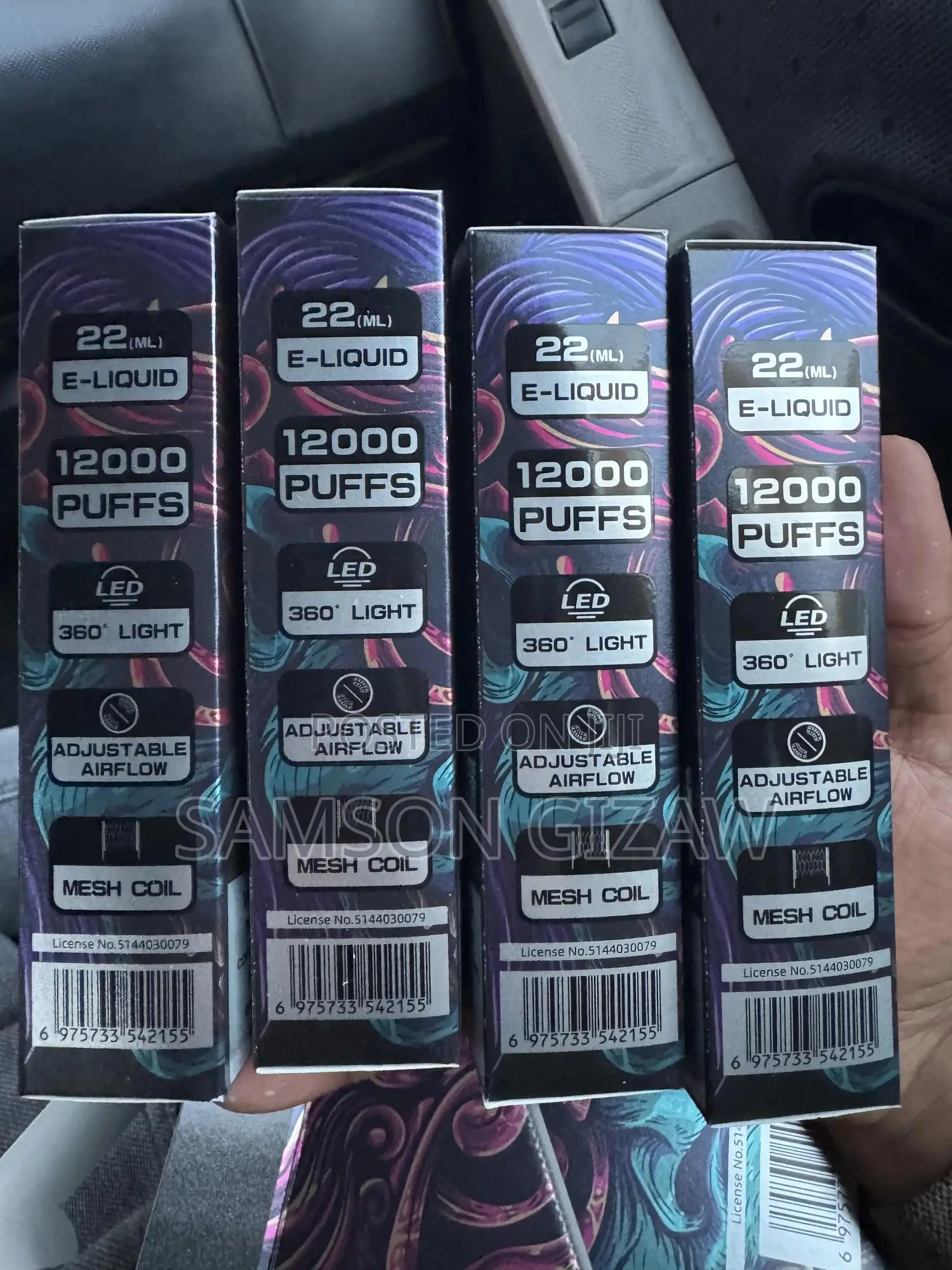 Double Apple Vnsn Vapes 12k Puff