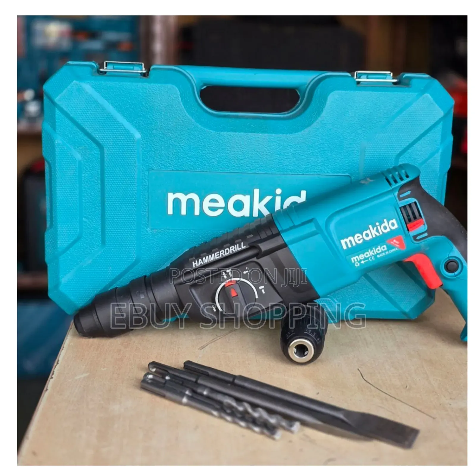 Powerful 1300 RPM Rotary Hammer Drill for Fast Drilling