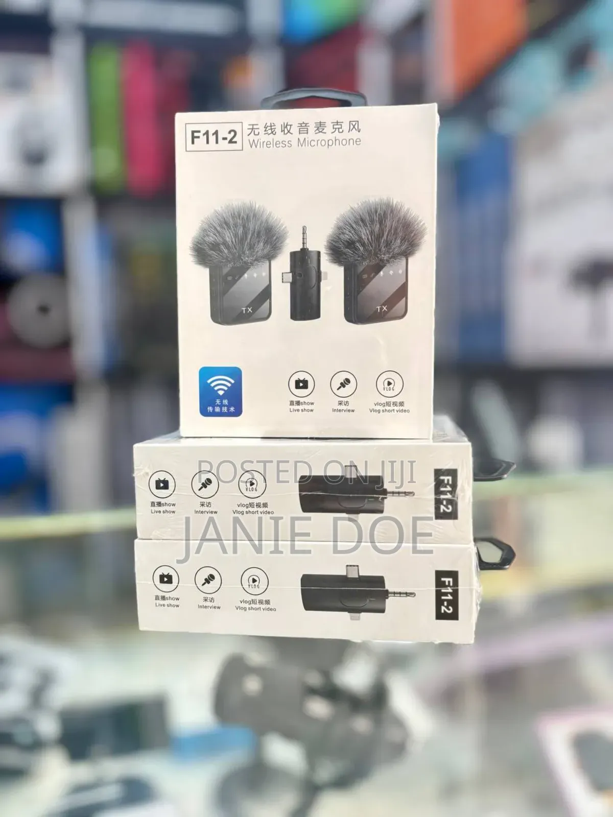 F11-2 Dual Wireless Microphone