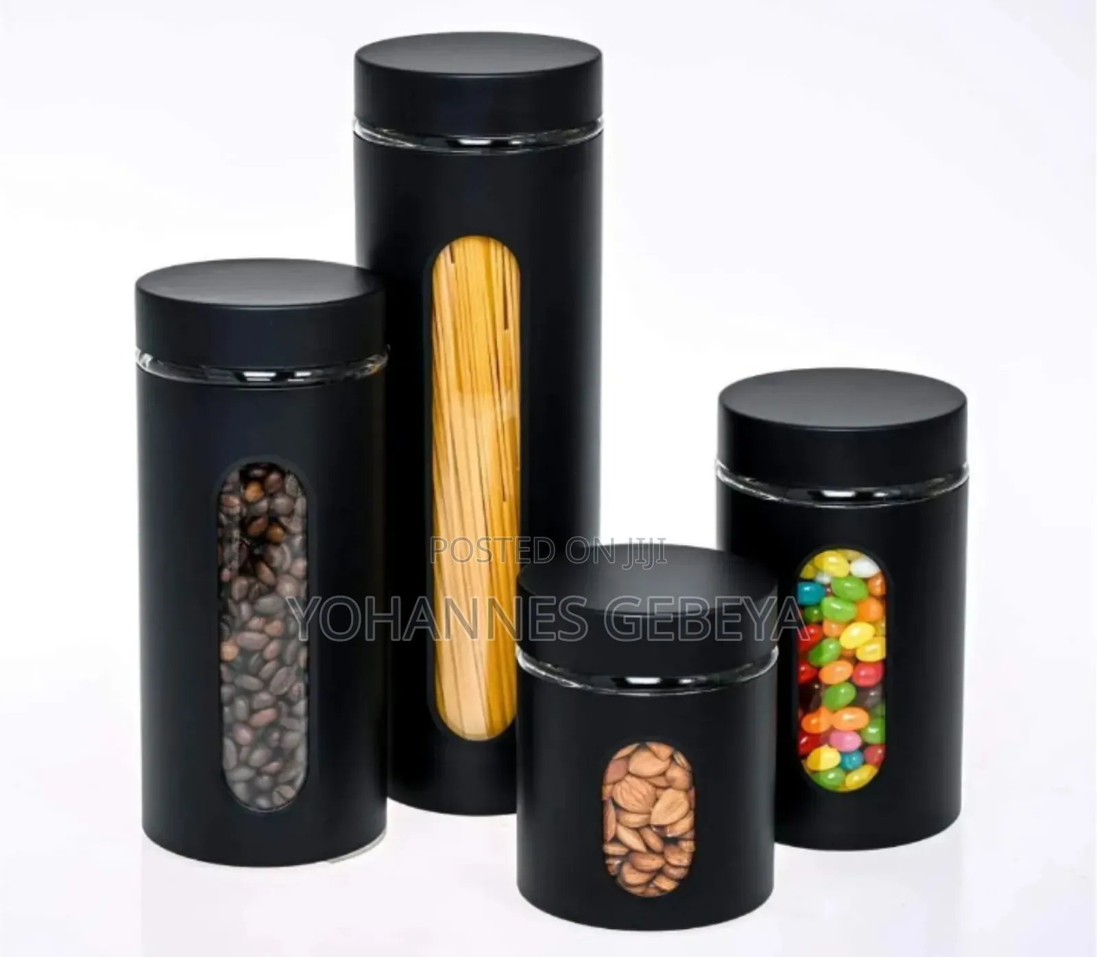 Pasta And Cereals Storage Jar Set